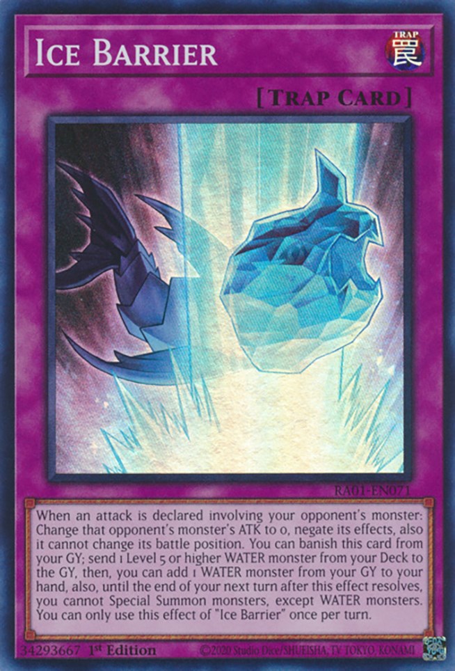 Ice Barrier [RA01-EN071] Super Rare | Exor Games Summserside