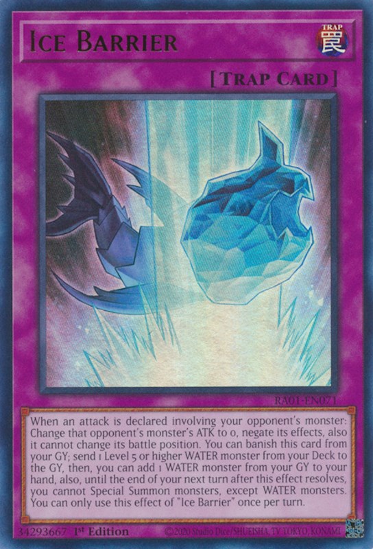 Ice Barrier [RA01-EN071] Ultra Rare | Exor Games Summserside
