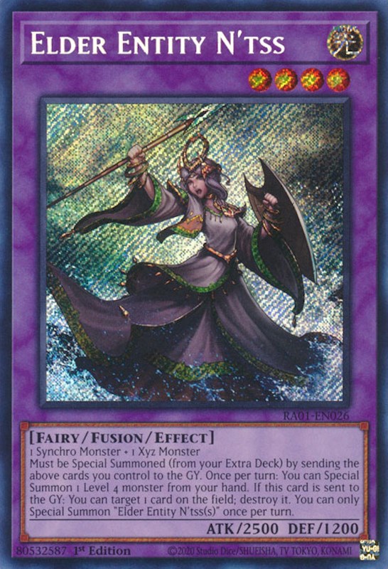 Elder Entity N'tss [RA01-EN026] Secret Rare | Exor Games Summserside
