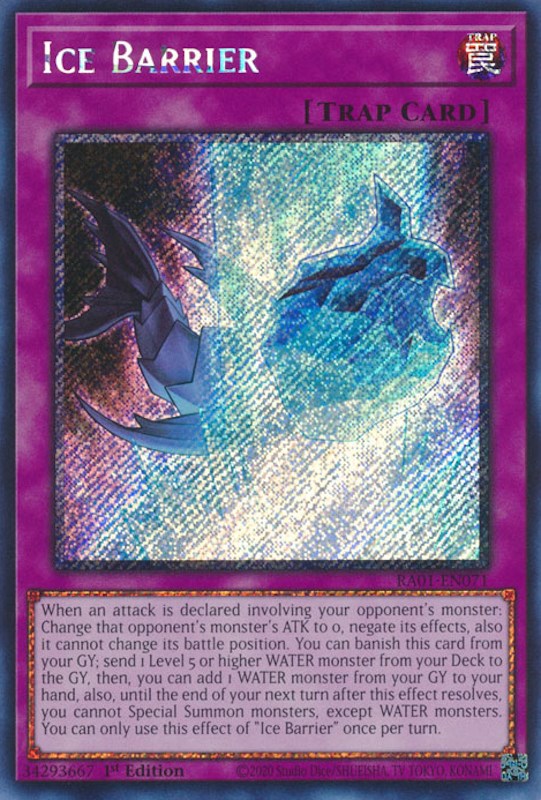 Ice Barrier [RA01-EN071] Platinum Secret Rare | Exor Games Summserside