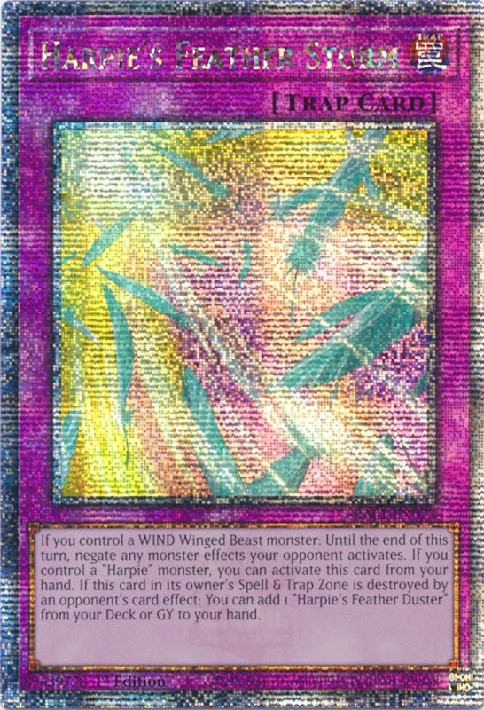 Harpie's Feather Storm [RA01-EN073] Quarter Century Secret Rare | Exor Games Summserside