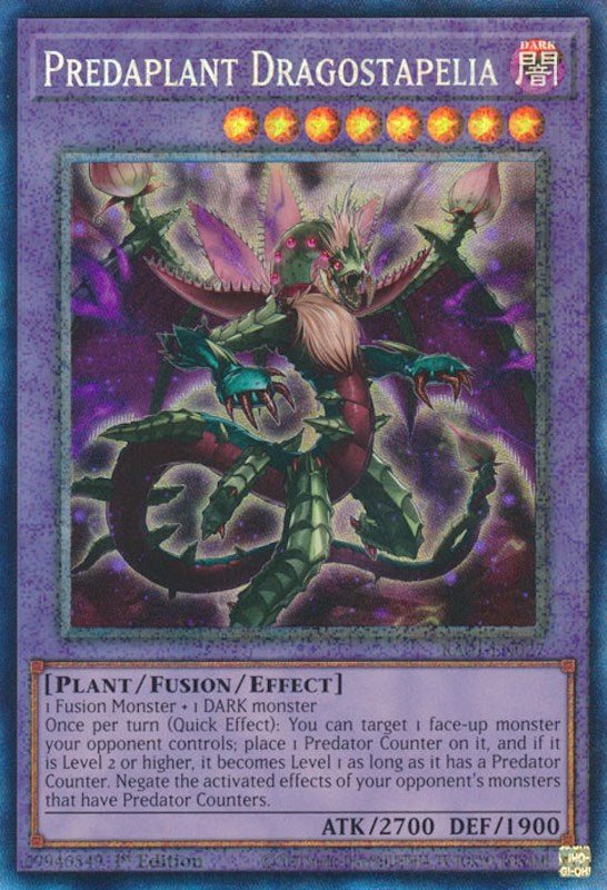 Predaplant Dragostapelia [RA01-EN027] Prismatic Collector's Rare | Exor Games Summserside