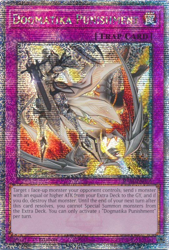 Dogmatika Punishment [RA01-EN076] Quarter Century Secret Rare | Exor Games Summserside