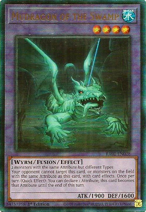 Mudragon of the Swamp [RA01-EN028] Prismatic Ultimate Rare | Exor Games Summserside