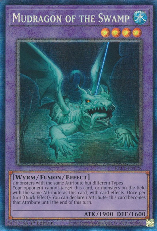 Mudragon of the Swamp [RA01-EN028] Prismatic Collector's Rare | Exor Games Summserside