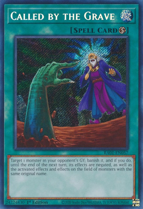 Called by the Grave [RA01-EN057] Secret Rare | Exor Games Summserside