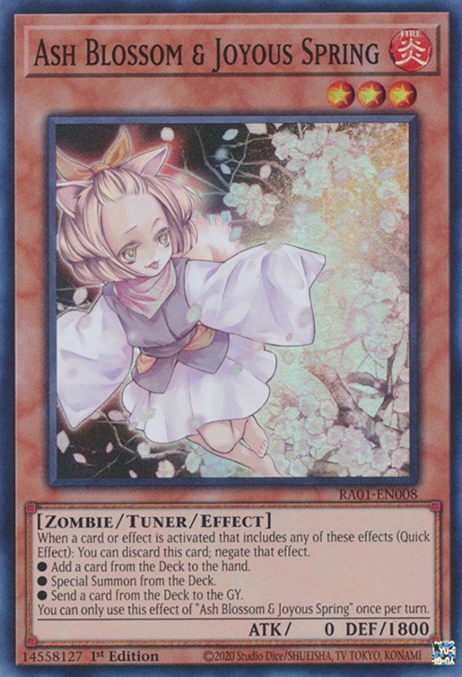 Ash Blossom & Joyous Spring [RA01-EN008] Super Rare | Exor Games Summserside