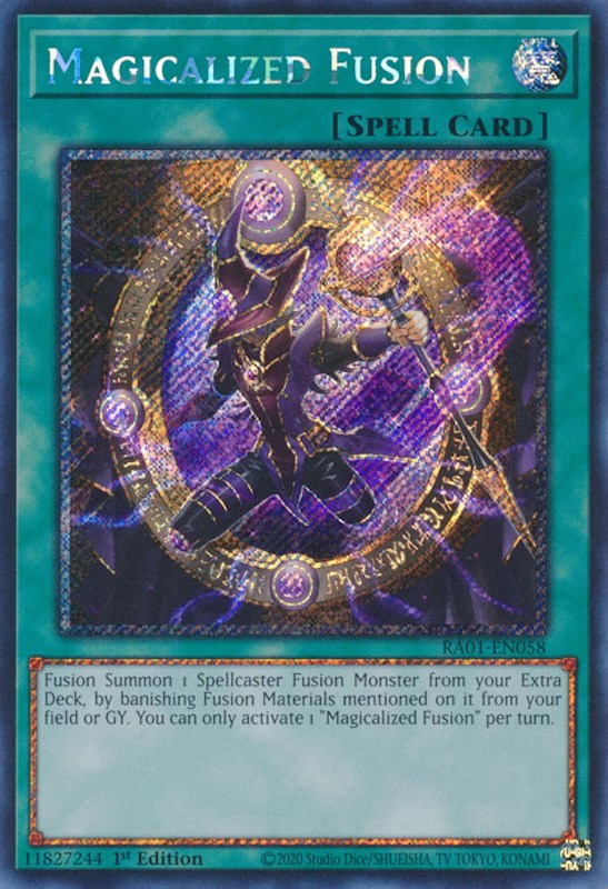Magicalized Fusion [RA01-EN058] Platinum Secret Rare | Exor Games Summserside