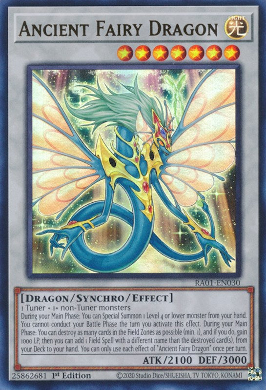 Ancient Fairy Dragon [RA01-EN030] Ultra Rare | Exor Games Summserside