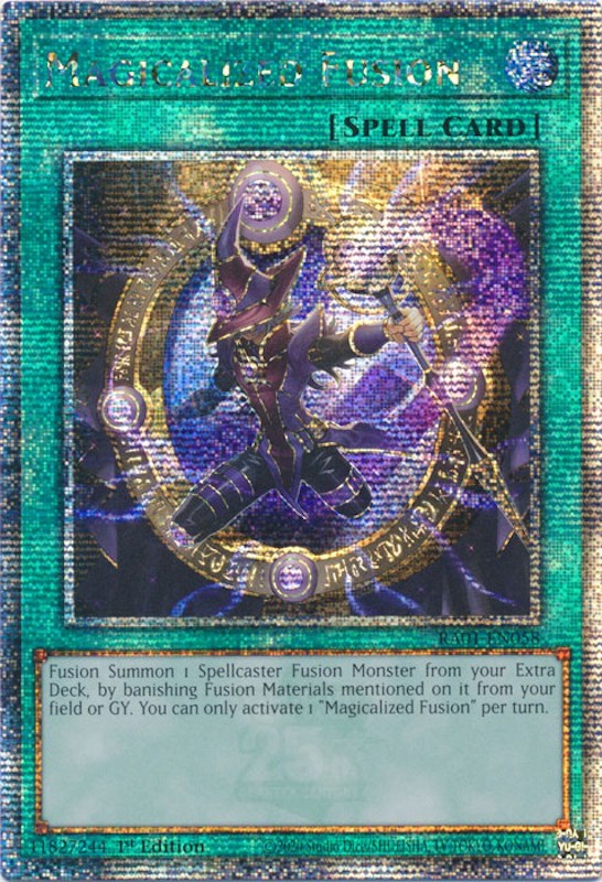 Magicalized Fusion [RA01-EN058] Quarter Century Secret Rare | Exor Games Summserside