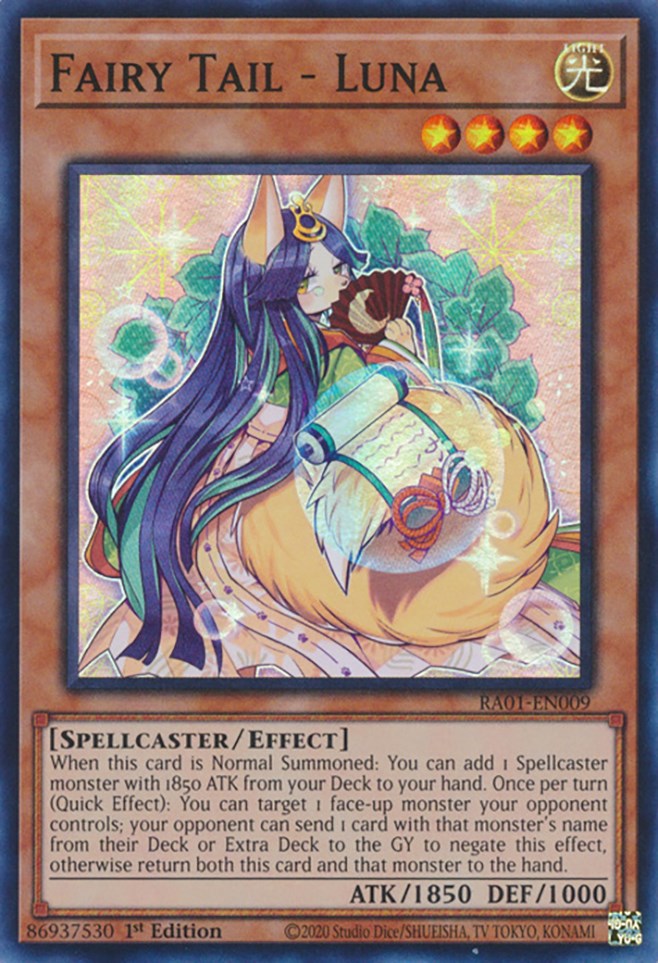 Fairy Tail - Luna [RA01-EN009] Super Rare | Exor Games Summserside
