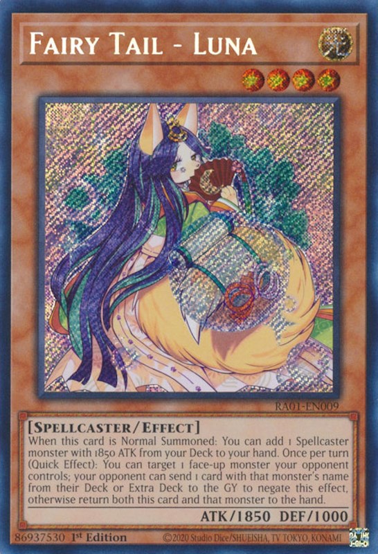 Fairy Tail - Luna [RA01-EN009] Secret Rare | Exor Games Summserside