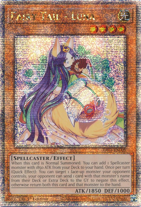 Fairy Tail - Luna [RA01-EN009] Quarter Century Secret Rare | Exor Games Summserside