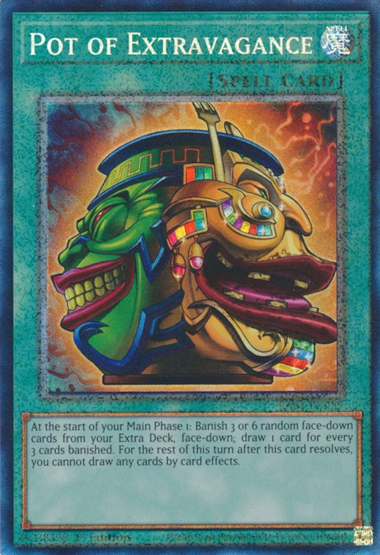 Pot of Extravagance [RA01-EN059] Prismatic Collector's Rare | Exor Games Summserside