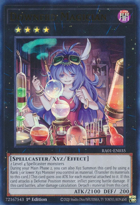 Downerd Magician [RA01-EN035] Ultra Rare | Exor Games Summserside