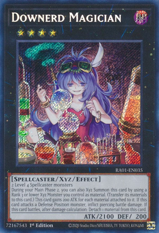 Downerd Magician [RA01-EN035] Secret Rare | Exor Games Summserside