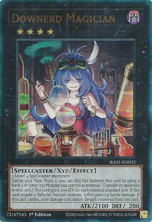 Downerd Magician [RA01-EN035] Prismatic Ultimate Rare | Exor Games Summserside