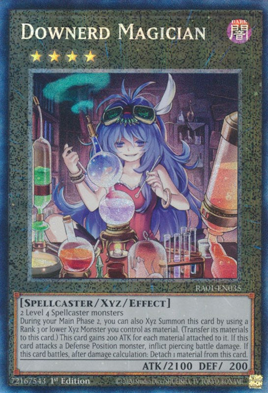 Downerd Magician [RA01-EN035] Prismatic Collector's Rare | Exor Games Summserside