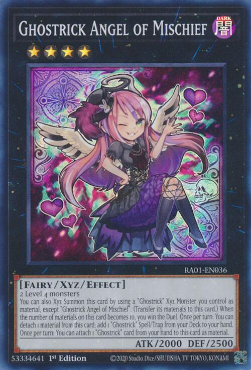 Ghostrick Angel of Mischief [RA01-EN036] Super Rare | Exor Games Summserside