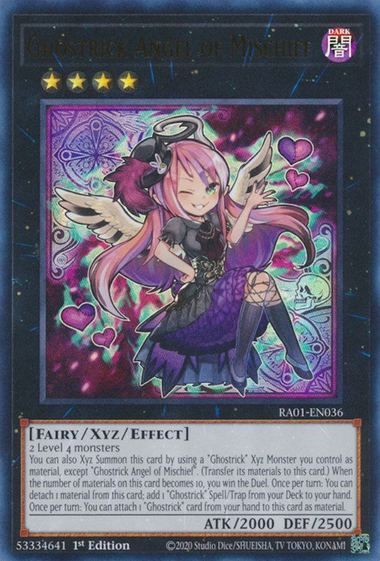 Ghostrick Angel of Mischief [RA01-EN036] Ultra Rare | Exor Games Summserside