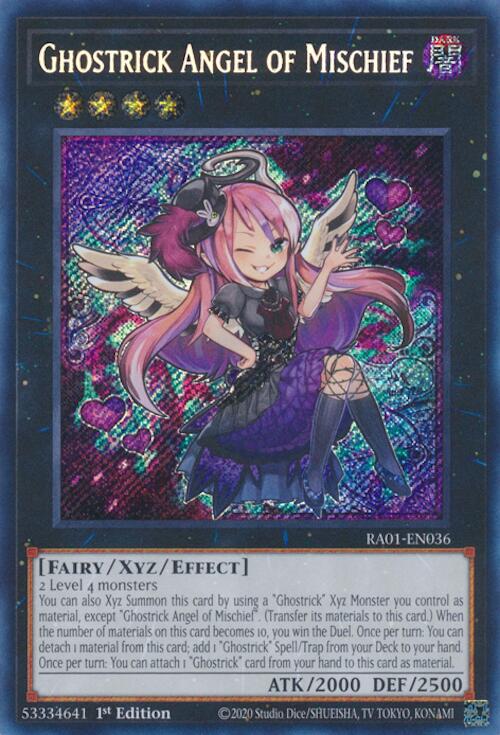 Ghostrick Angel of Mischief [RA01-EN036] Secret Rare | Exor Games Summserside