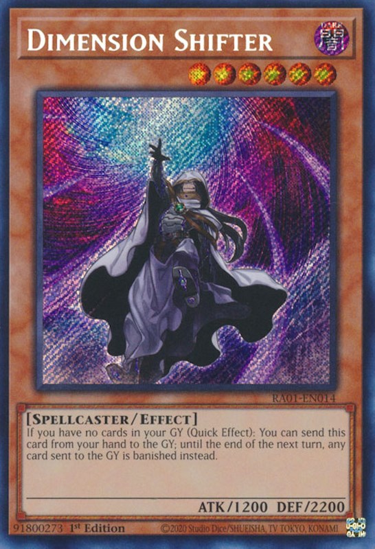 Dimension Shifter [RA01-EN014] Secret Rare | Exor Games Summserside