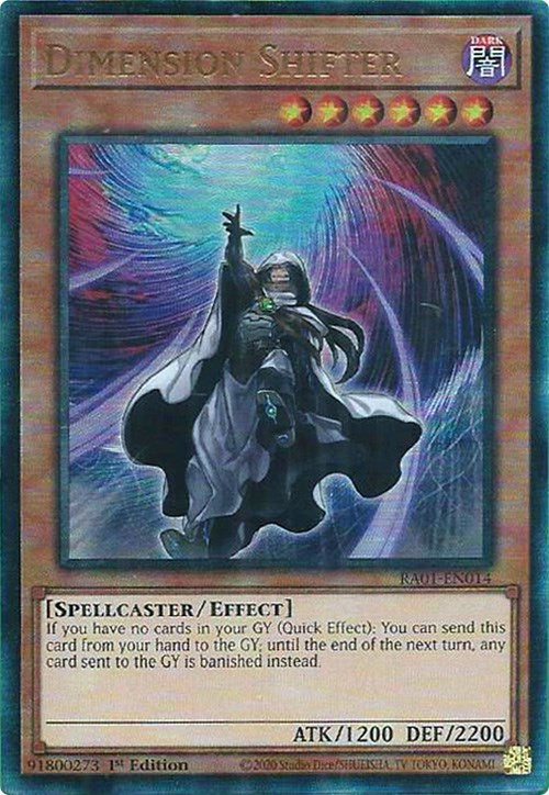 Dimension Shifter [RA01-EN014] Prismatic Ultimate Rare | Exor Games Summserside