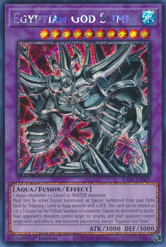 Egyptian God Slime [RA01-EN029] Platinum Secret Rare | Exor Games Summserside