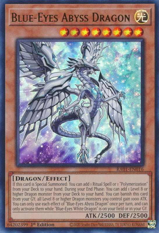 Blue-Eyes Abyss Dragon [RA01-EN016] Ultra Rare | Exor Games Summserside