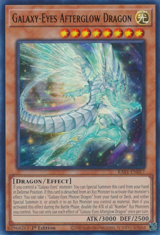 Galaxy-Eyes Afterglow Dragon [RA01-EN017] Ultra Rare | Exor Games Summserside