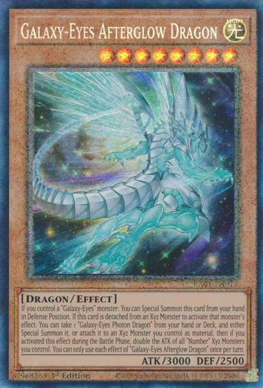 Galaxy-Eyes Afterglow Dragon [RA01-EN017] Prismatic Collector's Rare | Exor Games Summserside