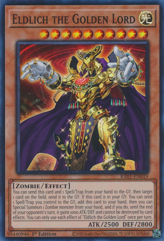 Eldlich the Golden Lord [RA01-EN019] Super Rare | Exor Games Summserside