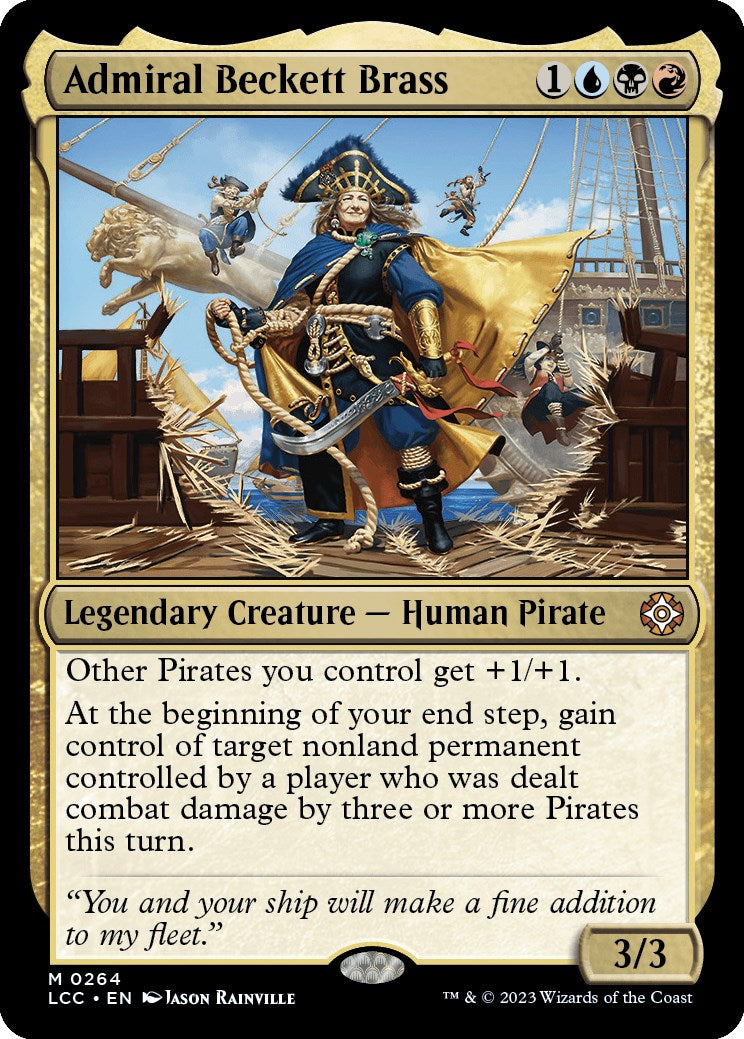 Admiral Beckett Brass [The Lost Caverns of Ixalan Commander] | Exor Games Summserside