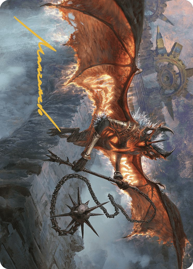 Bloodletter of Aclazotz Art Card (15/81) (Gold-Stamped Signature) [The Lost Caverns of Ixalan Art Series] | Exor Games Summserside