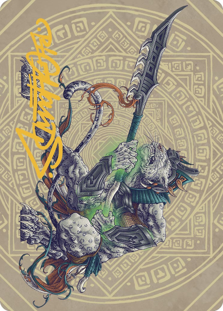Kutzil, Malamet Exemplar Art Card (Gold-Stamped Signature) [The Lost Caverns of Ixalan Art Series] | Exor Games Summserside
