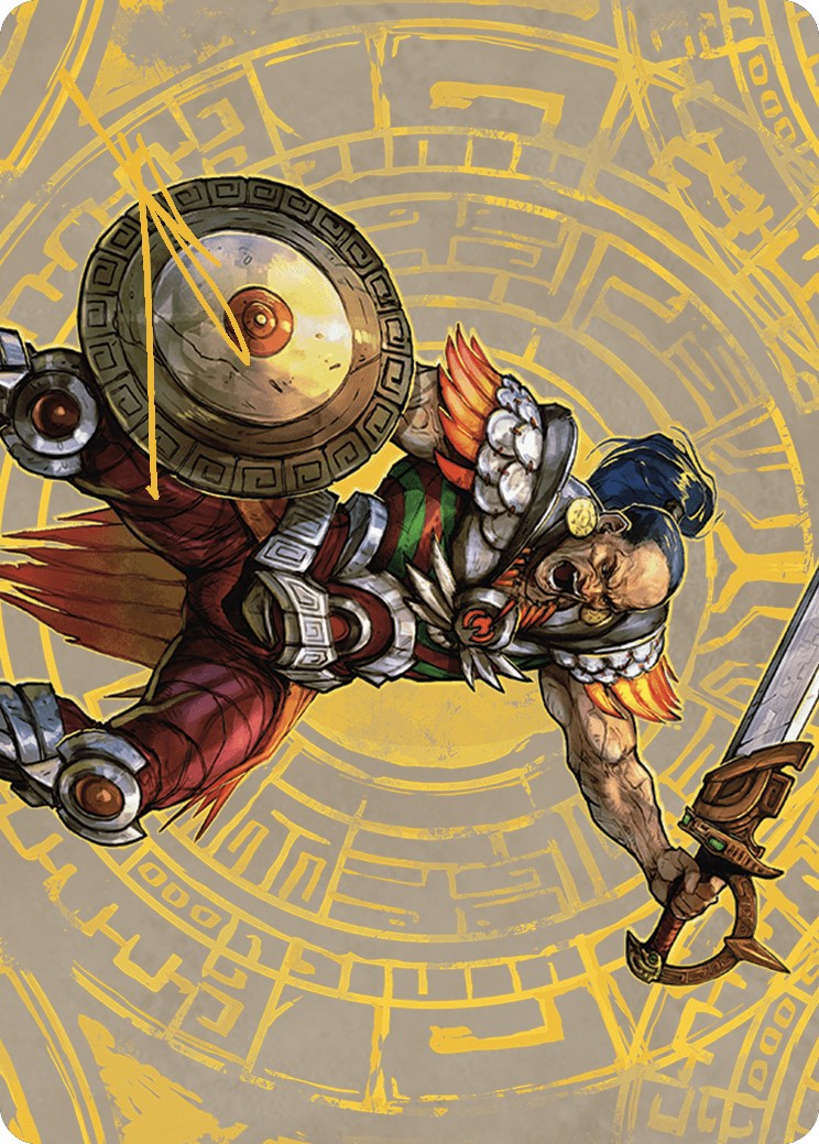 Inti, Seneschal of the Sun Art Card (Gold-Stamped Signature) [The Lost Caverns of Ixalan Art Series] | Exor Games Summserside