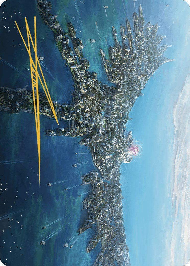 Restless Anchorage Art Card (Gold-Stamped Signature) [The Lost Caverns of Ixalan Art Series] | Exor Games Summserside