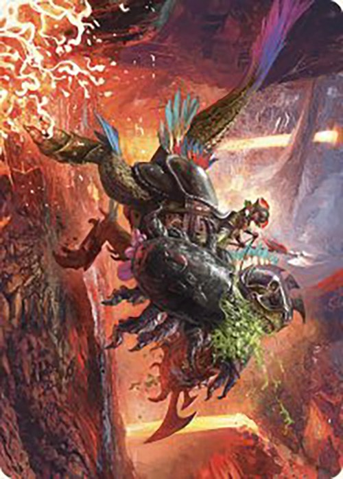 Triumphant Chomp Art Card [The Lost Caverns of Ixalan Art Series] | Exor Games Summserside