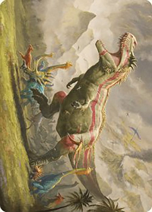 Ghalta, Stampede Tyrant Art Card [The Lost Caverns of Ixalan Art Series] | Exor Games Summserside