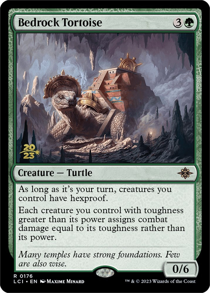 Bedrock Tortoise [The Lost Caverns of Ixalan Prerelease Cards] | Exor Games Summserside