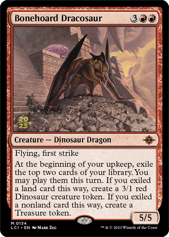 Bonehoard Dracosaur [The Lost Caverns of Ixalan Prerelease Cards] | Exor Games Summserside