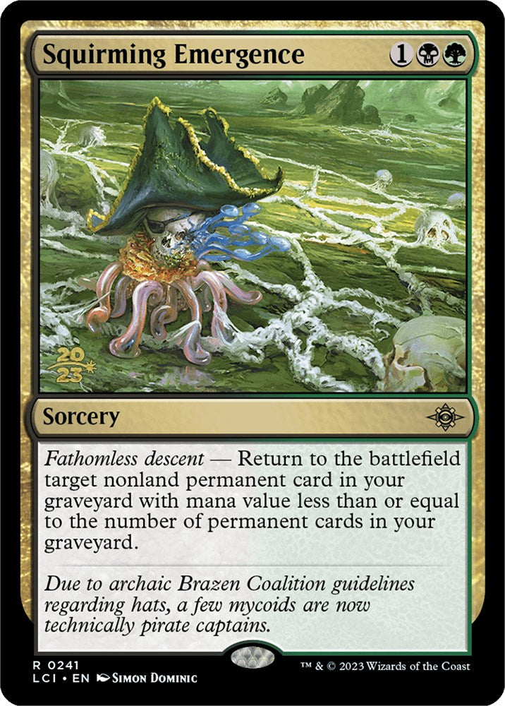 Squirming Emergence [The Lost Caverns of Ixalan Prerelease Cards] | Exor Games Summserside