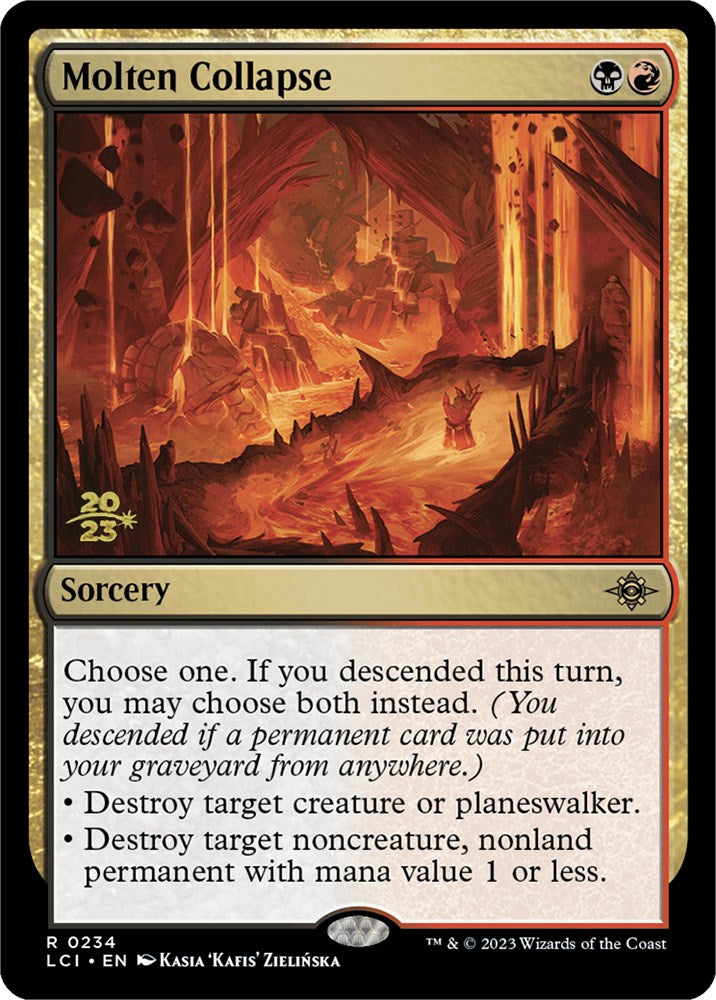 Molten Collapse [The Lost Caverns of Ixalan Prerelease Cards] | Exor Games Summserside