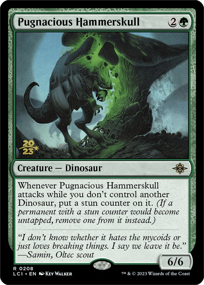 Pugnacious Hammerskull [The Lost Caverns of Ixalan Prerelease Cards] | Exor Games Summserside