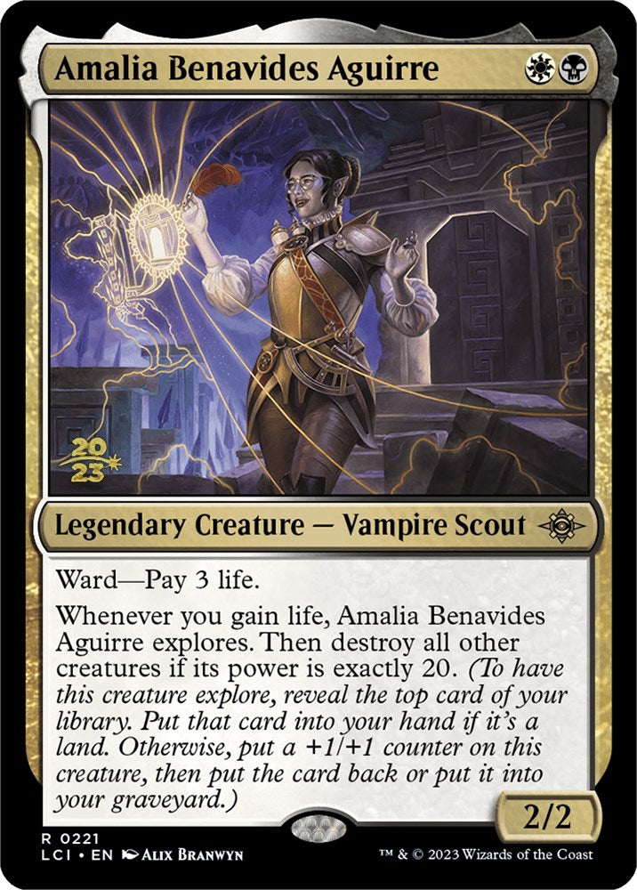 Amalia Benavides Aguirre [The Lost Caverns of Ixalan Prerelease Cards] | Exor Games Summserside