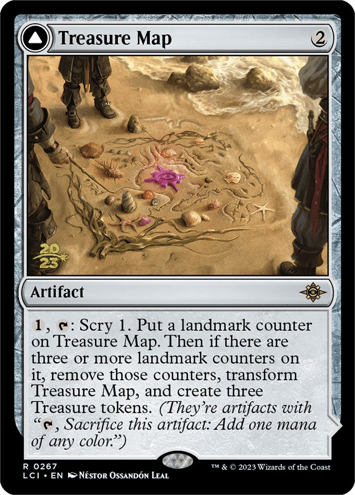 Treasure Map // Treasure Cove [The Lost Caverns of Ixalan Prerelease Cards] | Exor Games Summserside