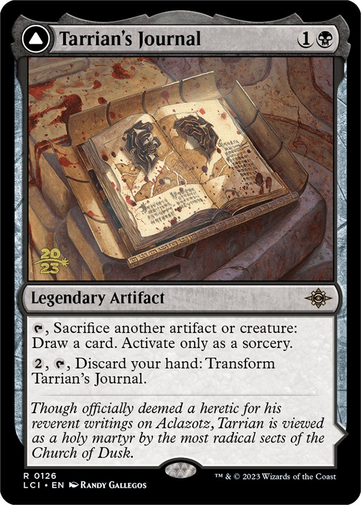 Tarrian's Journal // The Tomb of Aclazotz [The Lost Caverns of Ixalan Prerelease Cards] | Exor Games Summserside