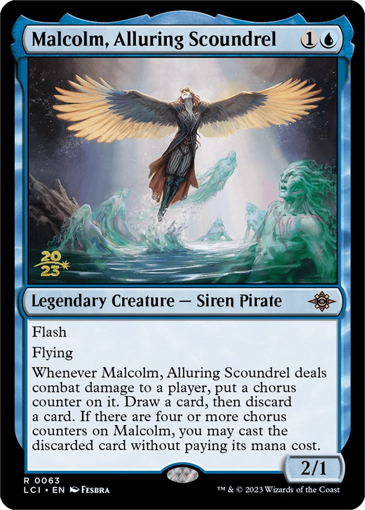 Malcolm, Alluring Scoundrel [The Lost Caverns of Ixalan Prerelease Cards] | Exor Games Summserside