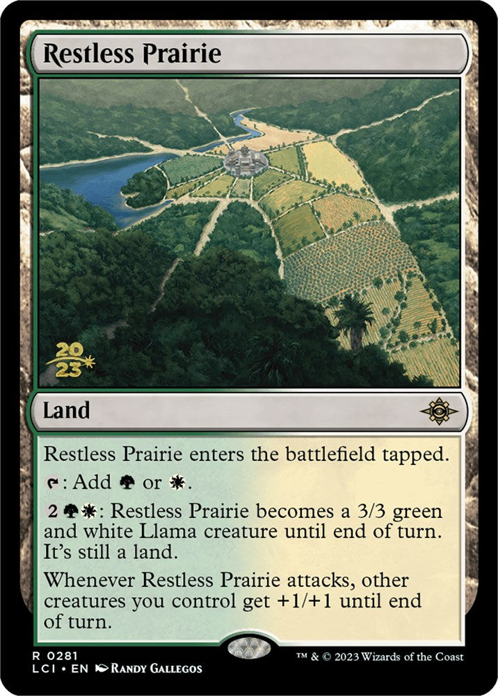 Restless Prairie [The Lost Caverns of Ixalan Prerelease Cards] | Exor Games Summserside