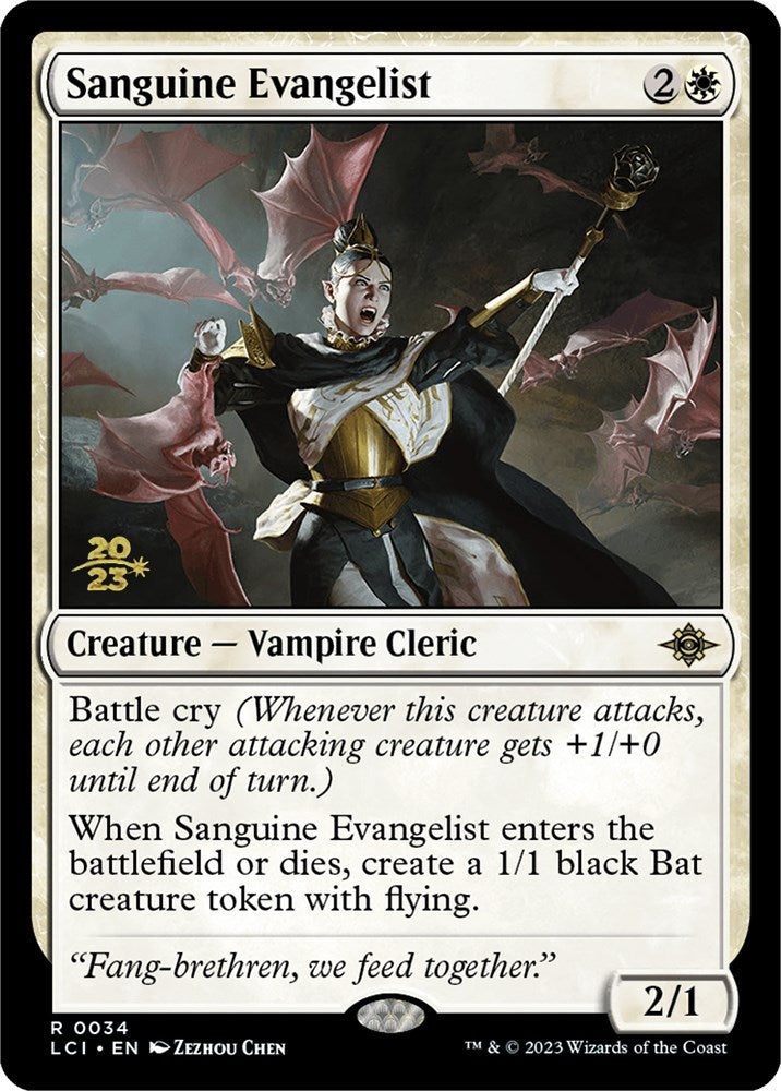 Sanguine Evangelist [The Lost Caverns of Ixalan Prerelease Cards] | Exor Games Summserside